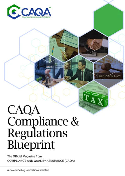 Magazine cover for CAQA Compliance & Regulations Blueprint, a resource for rto compliance.